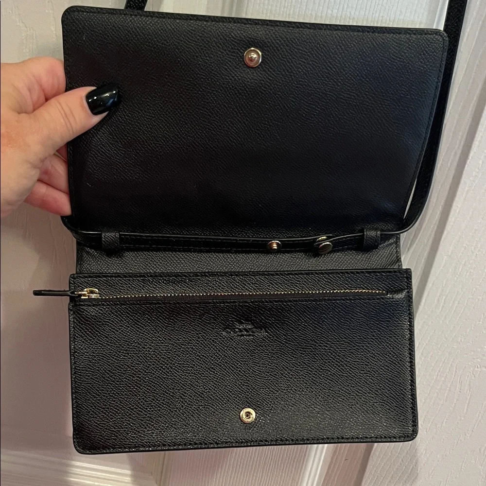 Coach Black Studded Crossbody Bag
